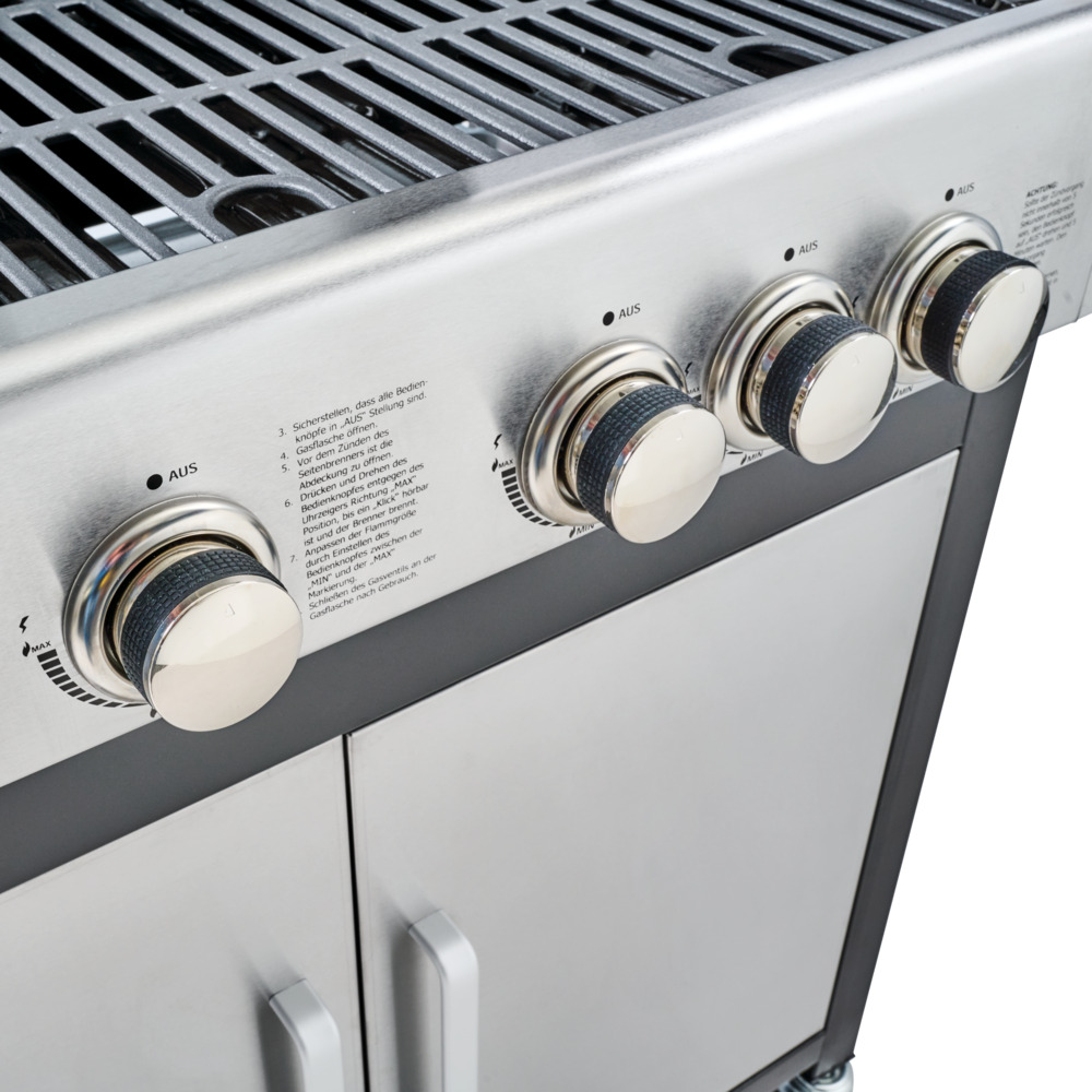 JUSTUS Profi Gasgrill Ares 4 SU mit 4+1 Brennern image number 9