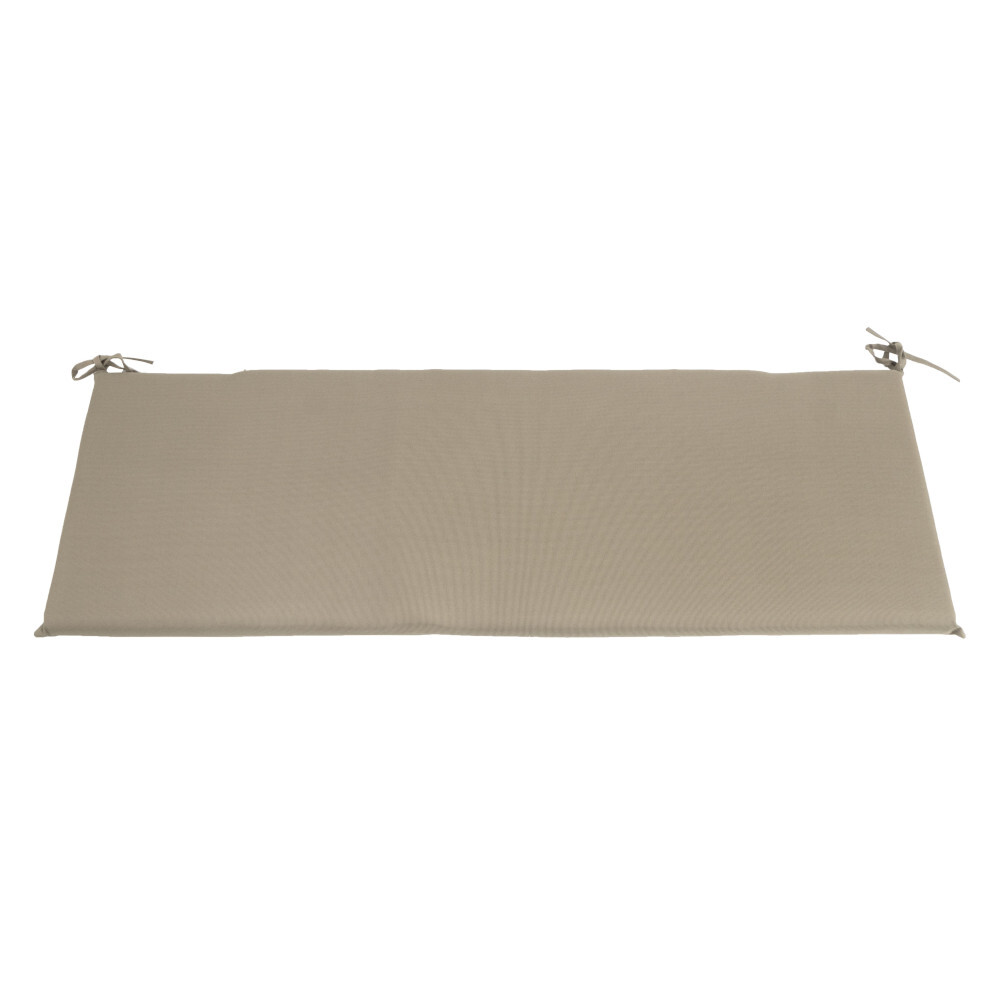 Bankkissen garngefärbt 120 x 40 x 4 cm, in Taupe image number 0
