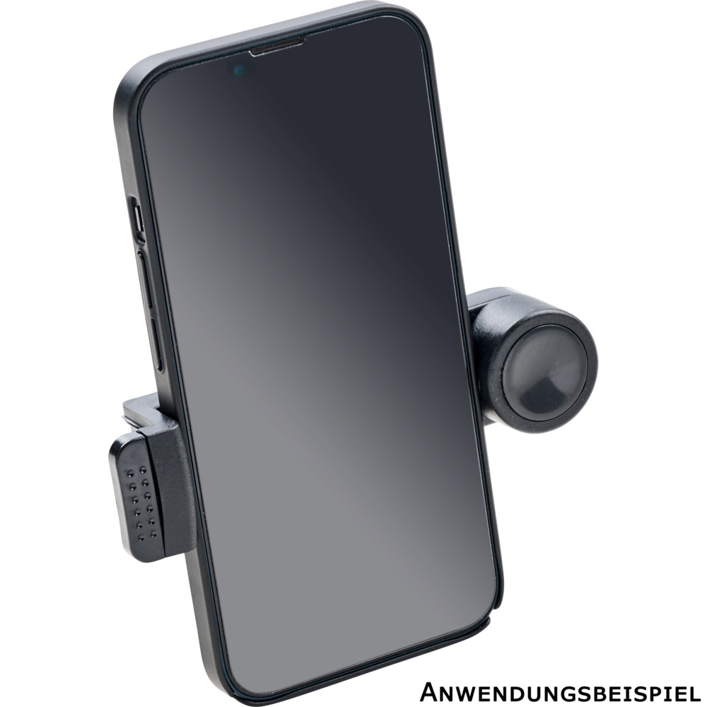KFZ Smartphone Halter für Lüftungsgitter in Schwarz image number 2