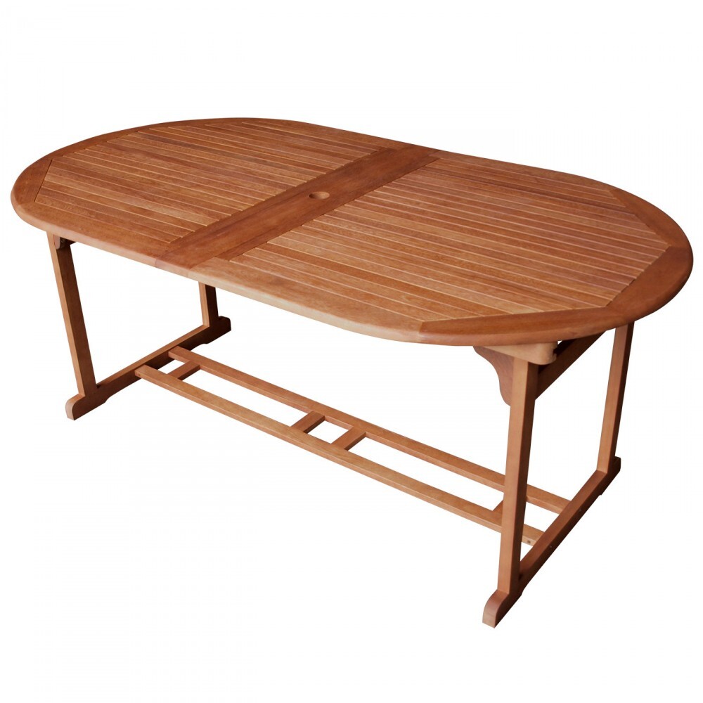 Gartentisch Lago, ausziehbar, 180/260 x 100 x 75 cm, Eukalyptus-Holz geölt image number 0