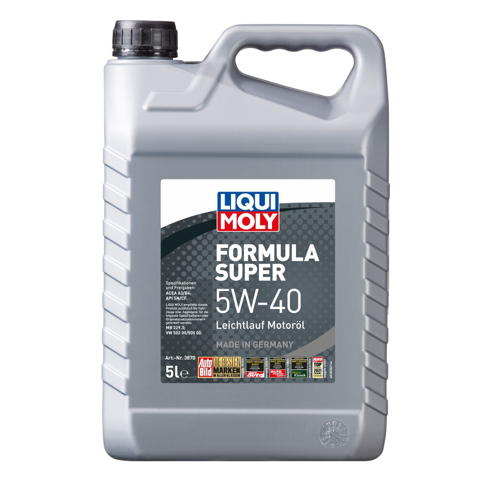 LIQUI MOLY 5 Liter Formula Super 5W-40  für Benzin- und Dieselmotoren image number 0