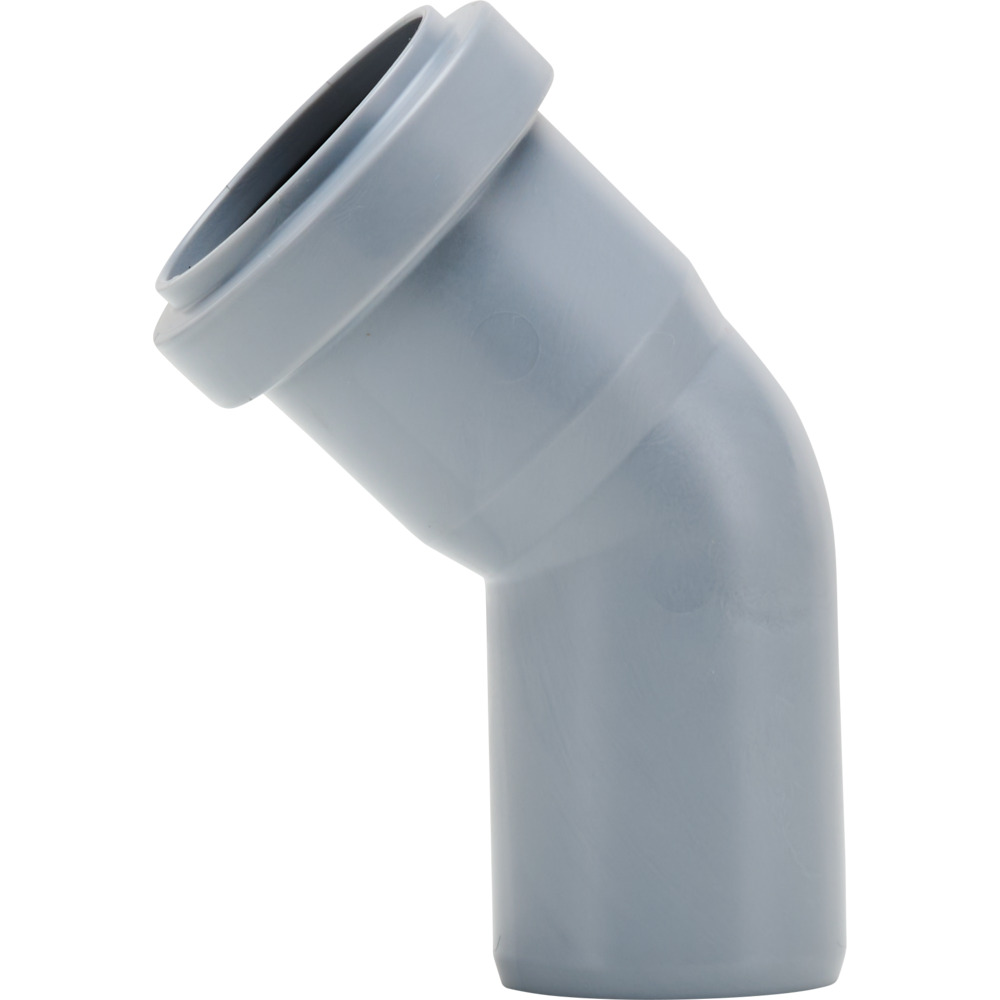 HTB-Abwasserbogen DN 40 mit 45&deg; Winkel