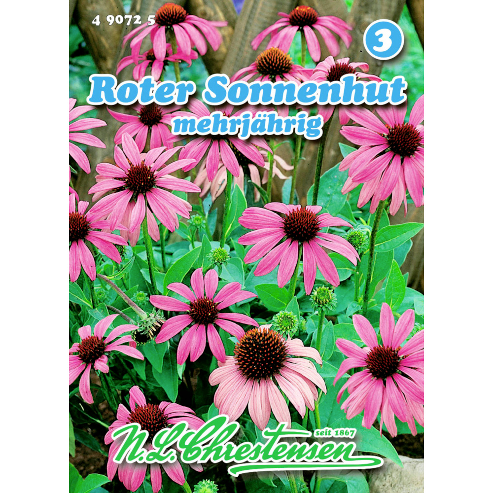 Saatgut roter Sonnenhut ca. 40 Pflanzen image number 0