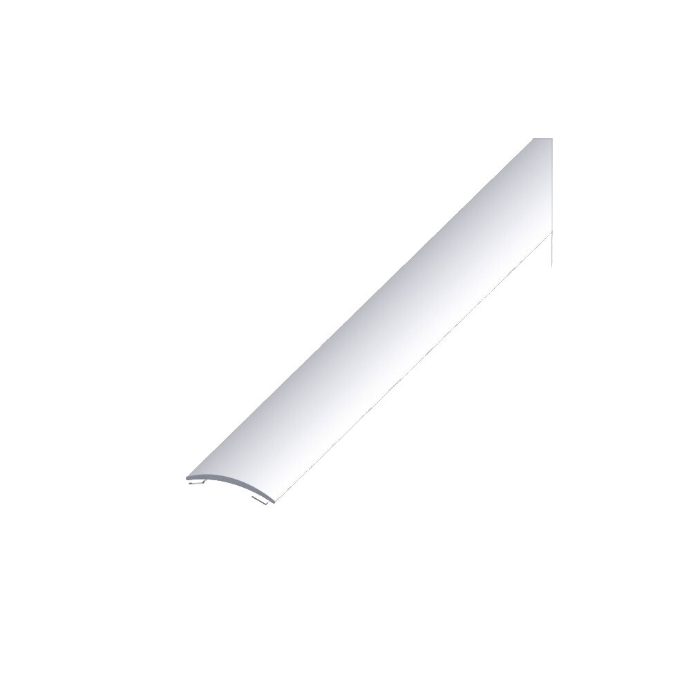 Übergangsprofil gewölbt aus Aluminium eloxiert in silber image number 0