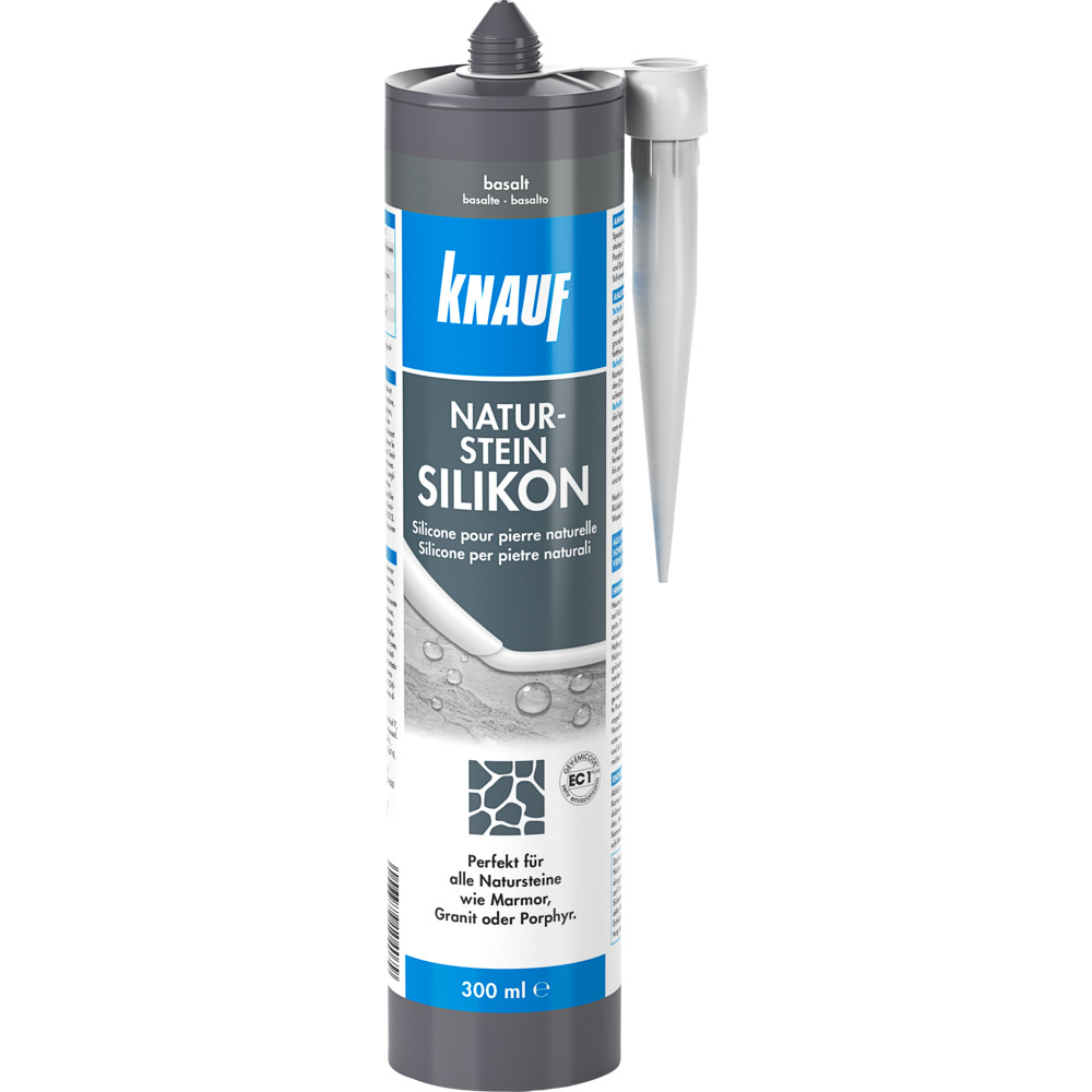 Knauf Naturstein-Silikon 300 ml basalt