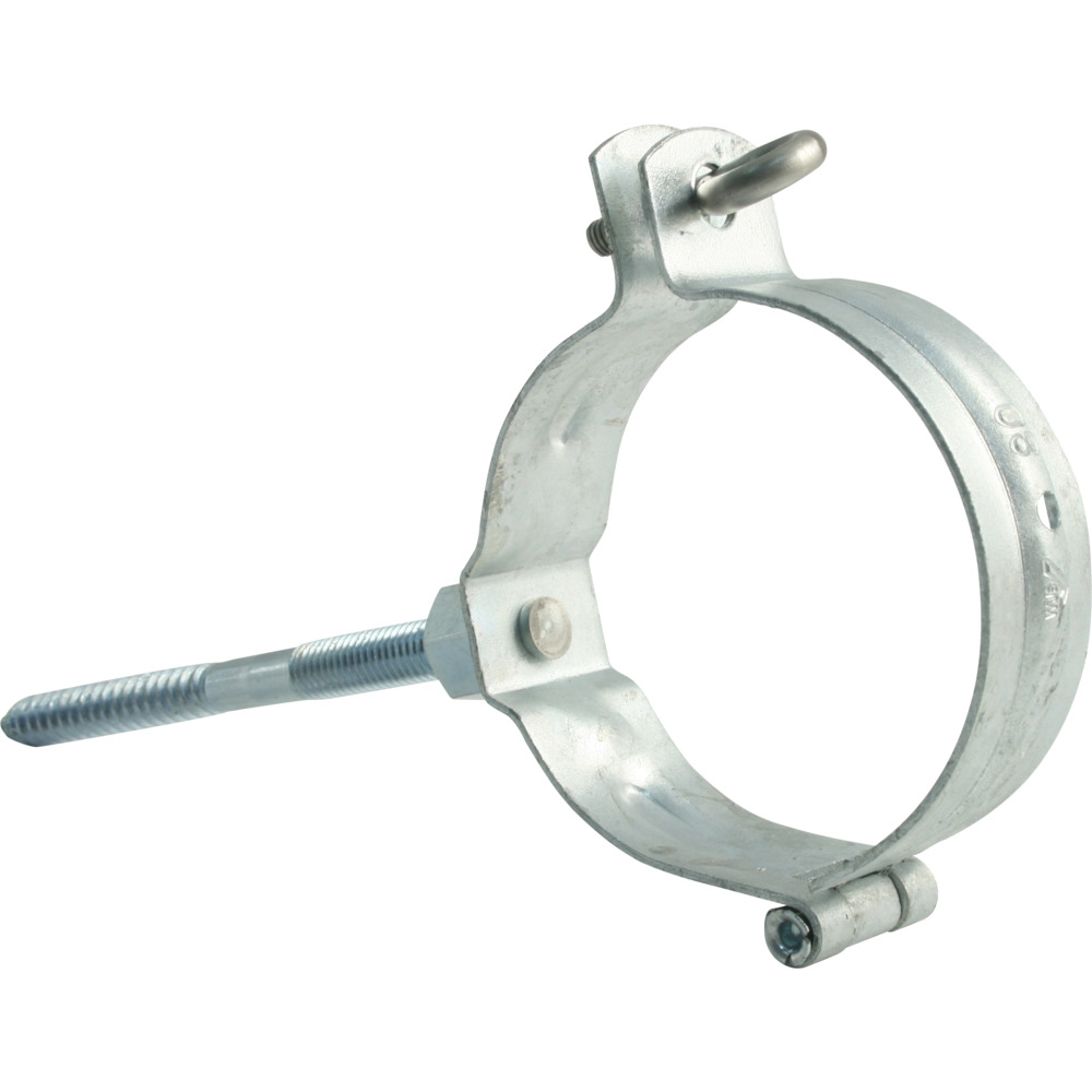 Marley Rohrschelle mit Gewindestift f&uuml;r Zink-Dachrinnen DN 80  image number 0