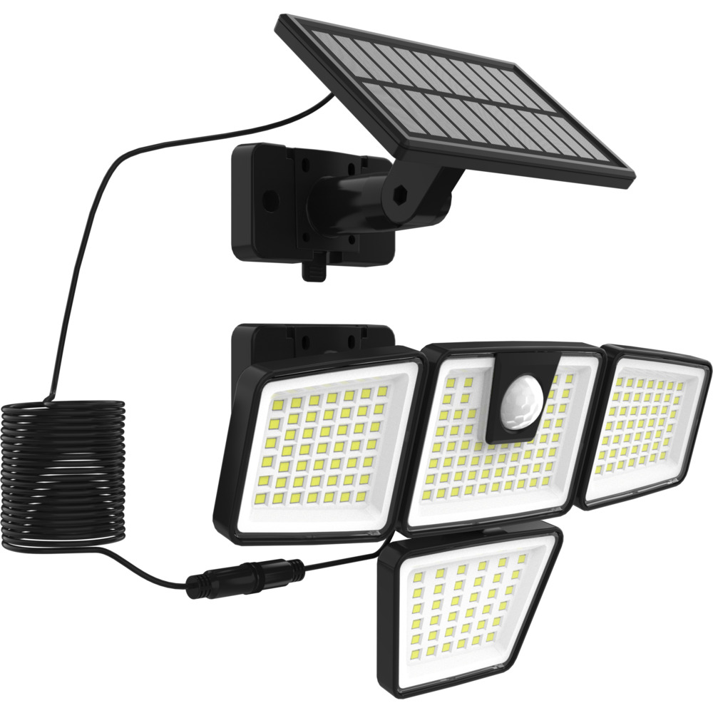 LED-Solar-Wandleuchte mit Bewegungssensor image number 1