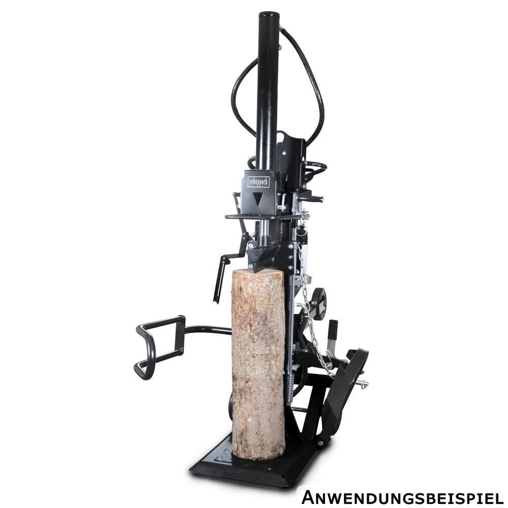 scheppach Meterholzspalter LOGS25ZW‑BE schwarz