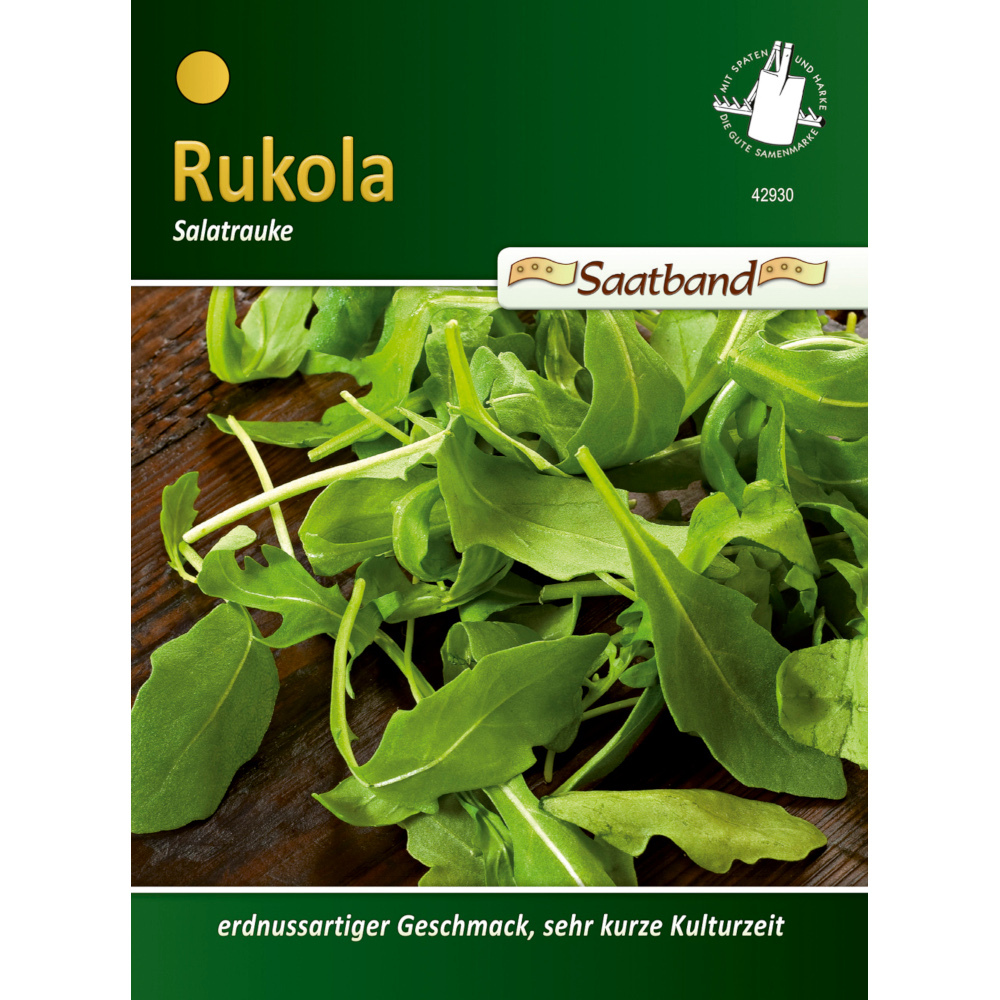 Saatgut Rukola Salatrauke ca. 2 Meter Saatband image number 0