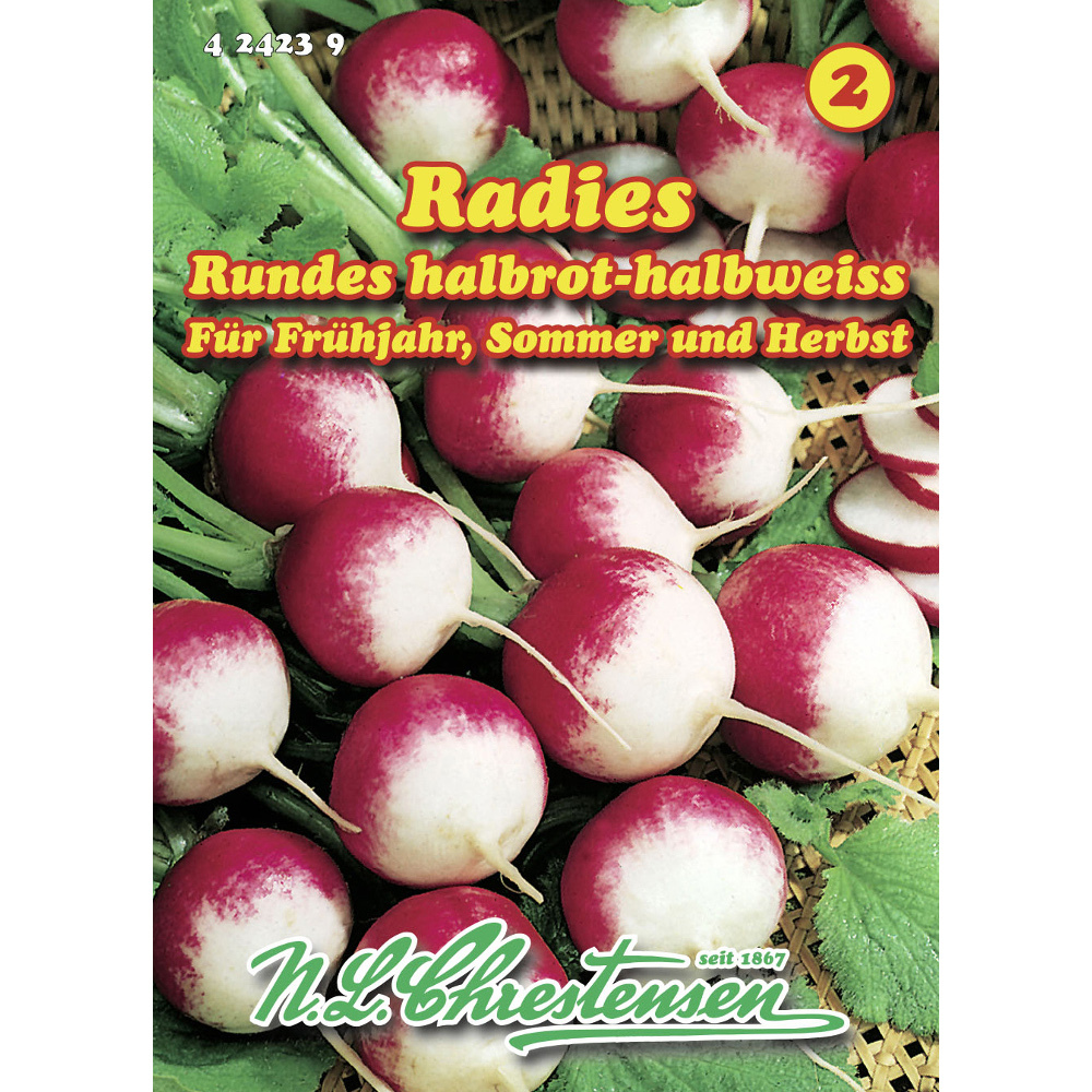 Saatgut Radieschen Rundes ca. 6-8 laufende Meter
