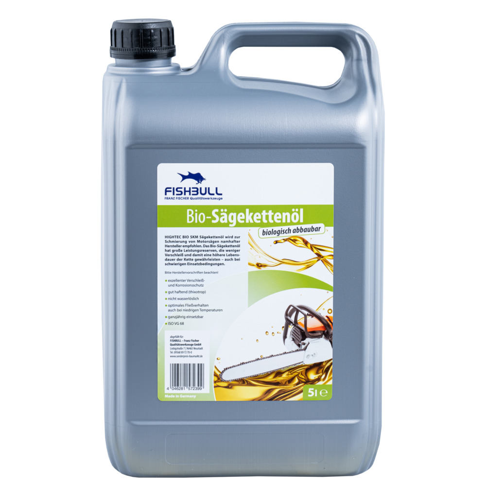FISHBULL Bio-Sägekettenöl im 5 Liter Kanister