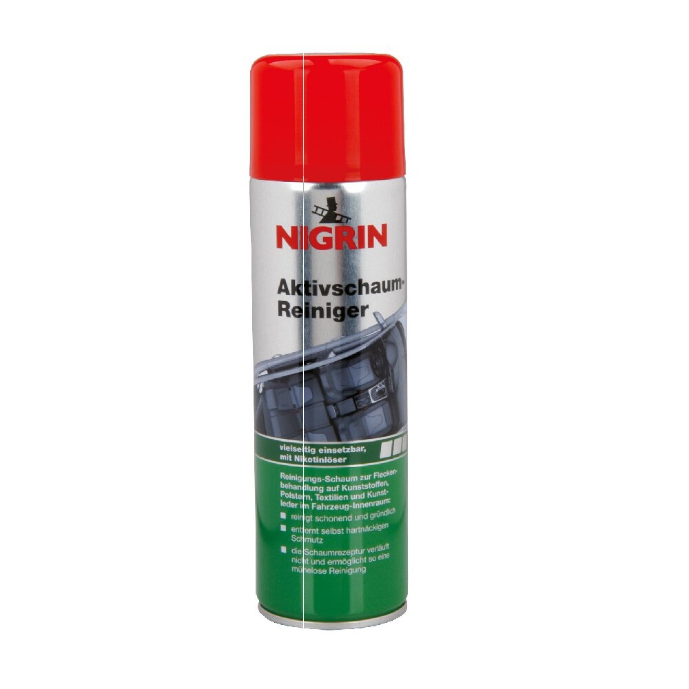Nigrin Auto Aktivschaumreiniger, 500 ml, antibakteriell