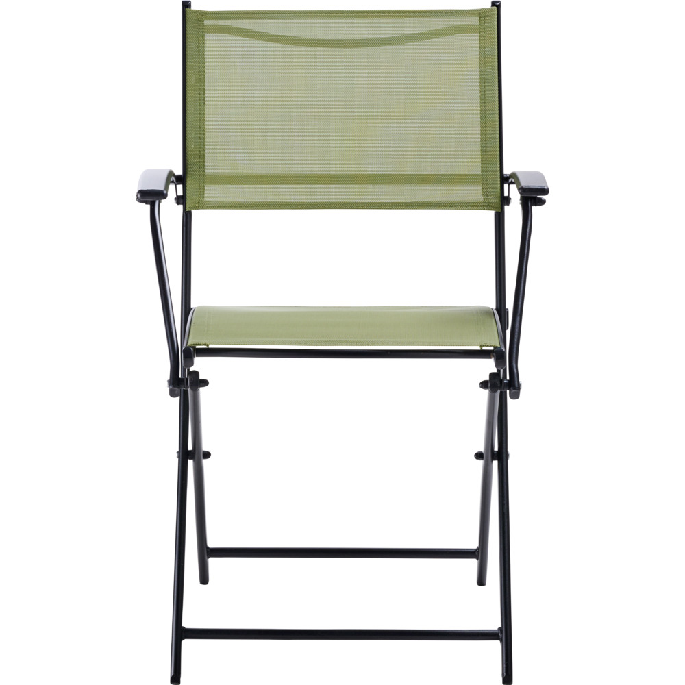 Klappstuhl schwarz-grün image number 1