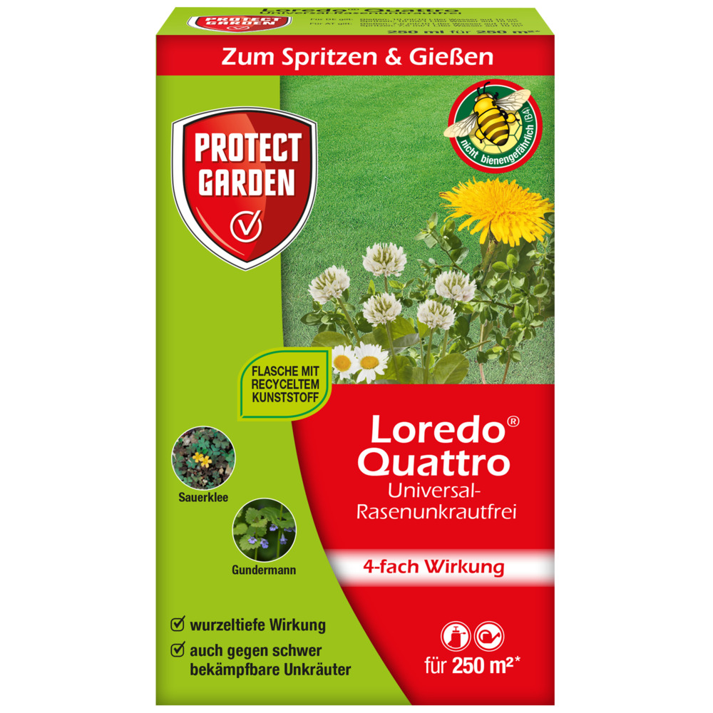  Protect Garden® Loredo® Quattro Universal-Rasenunkrautfrei 250 ml