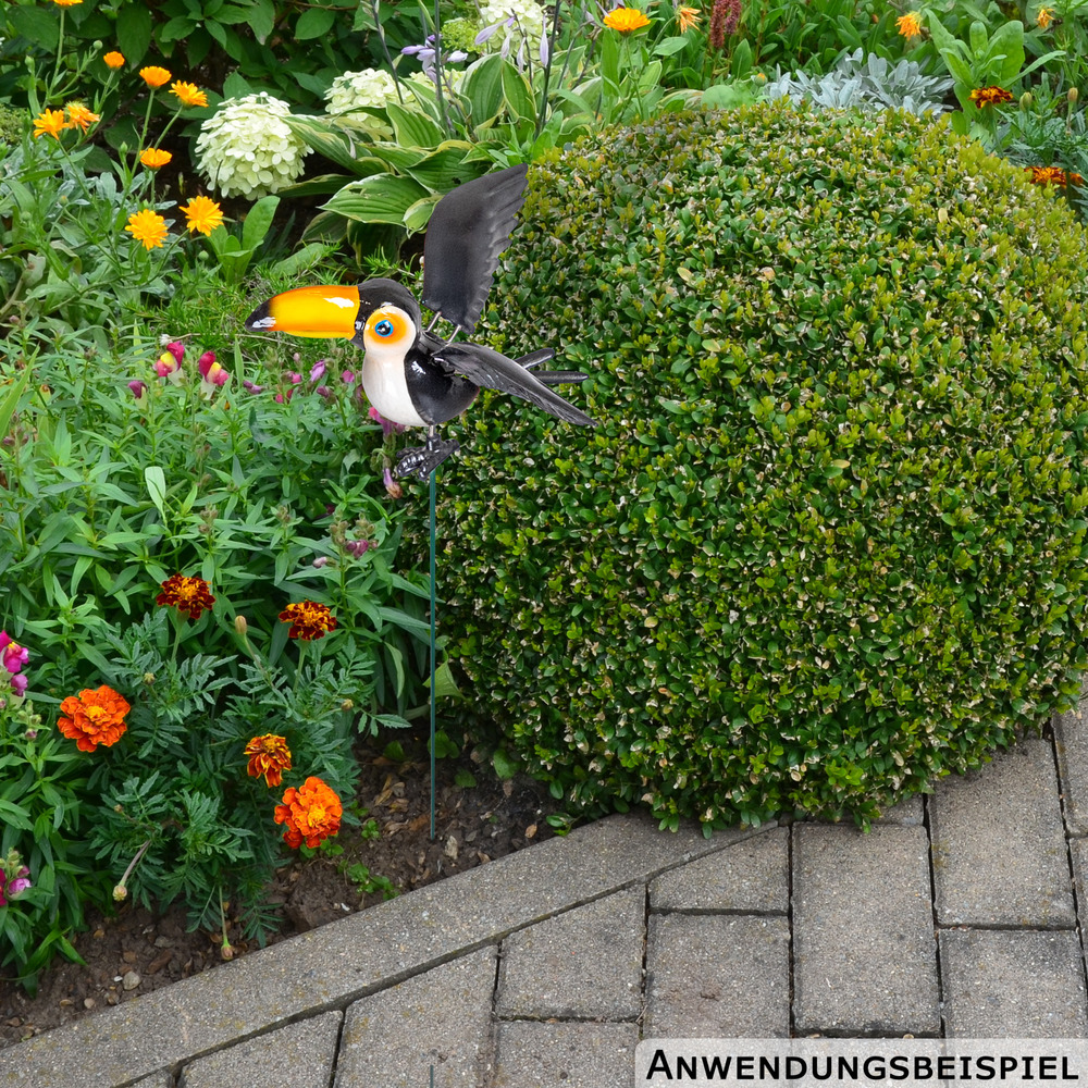 Gartenstecker mit Vogelmotiv und Erdspieß - sortiert image number 12