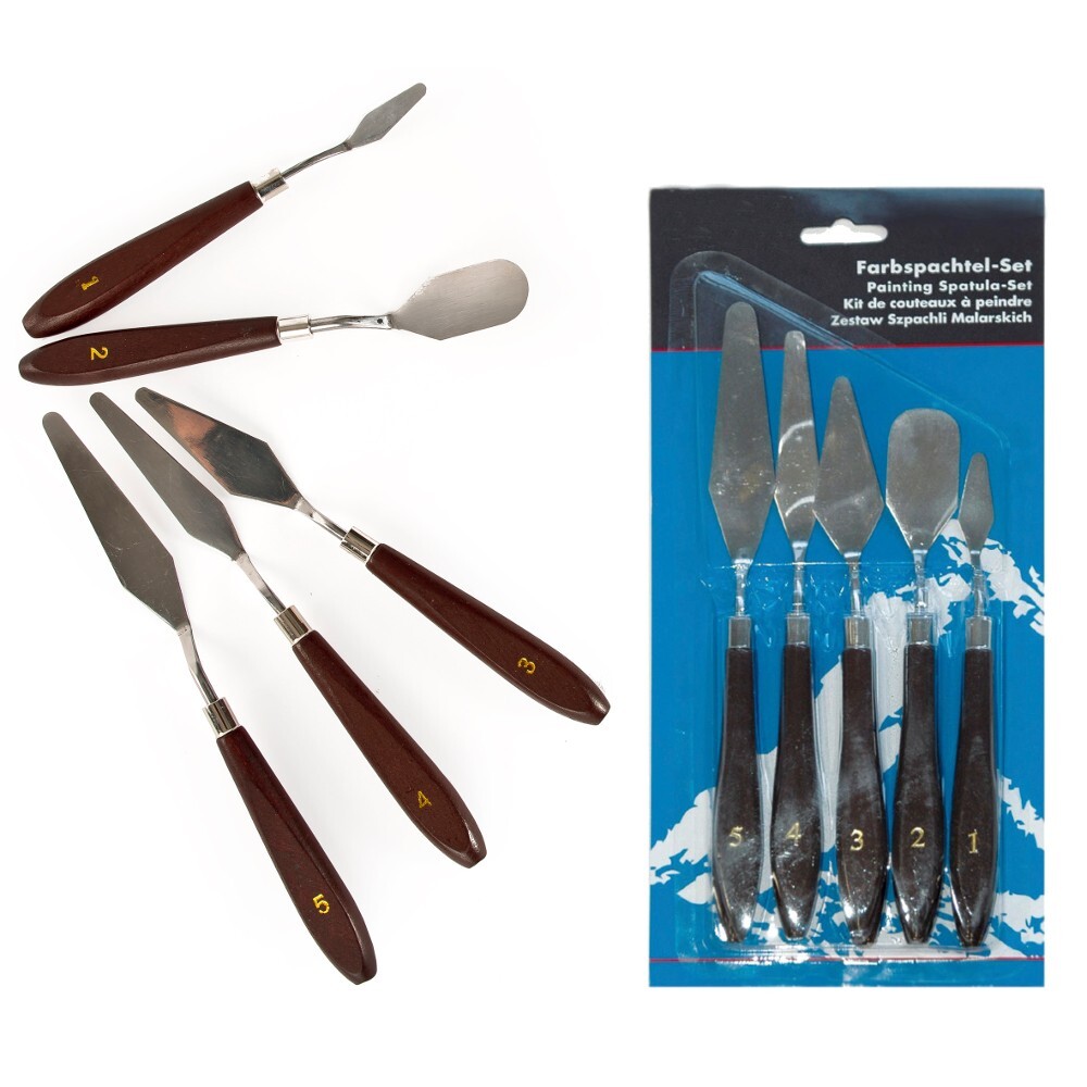 Farbspachtel-Set 5-teilig