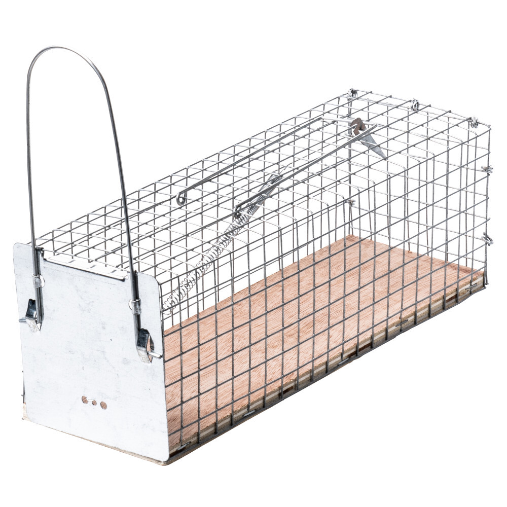 Lebendfalle für Ratten, aus Draht mit Federmechanismus image number 1