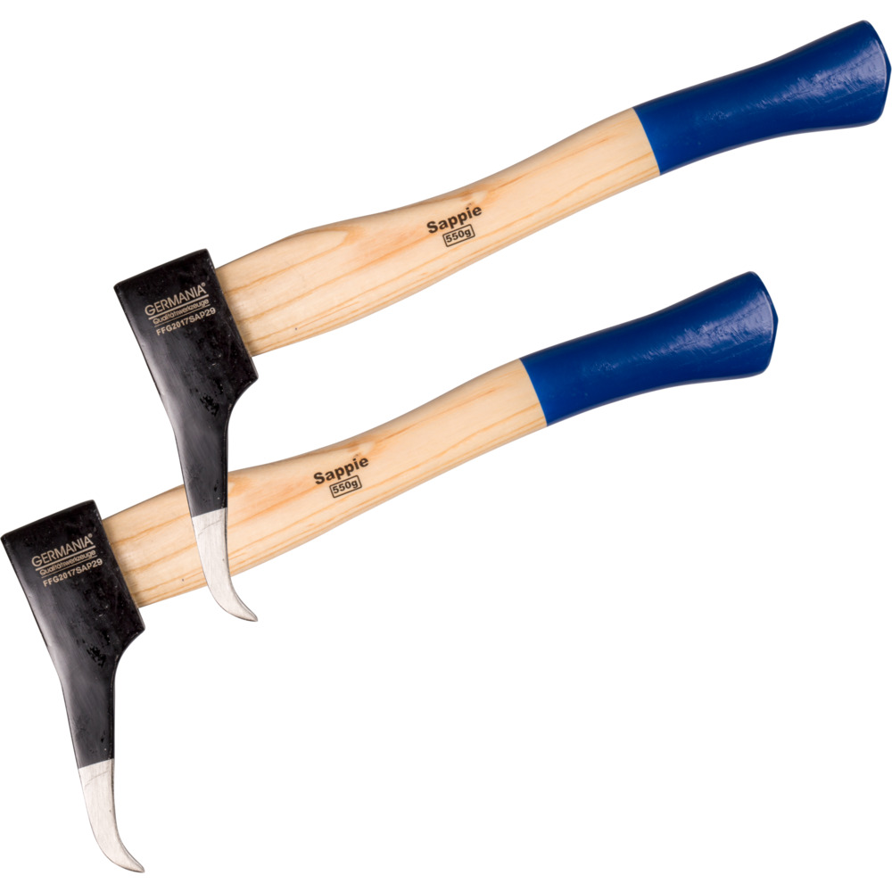 GERMANIA® Sappie-Set 2 Stück 550g, Stiel 40 cm 