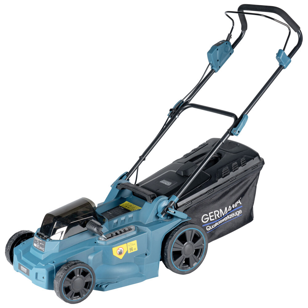 GERMANIA® Plattform Akku Rasenmäher 2x20 V