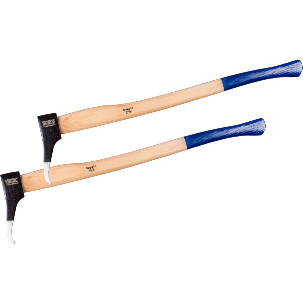 GERMANIA® Sappie-Set 2 Stück 550g, Stiel 80 cm 