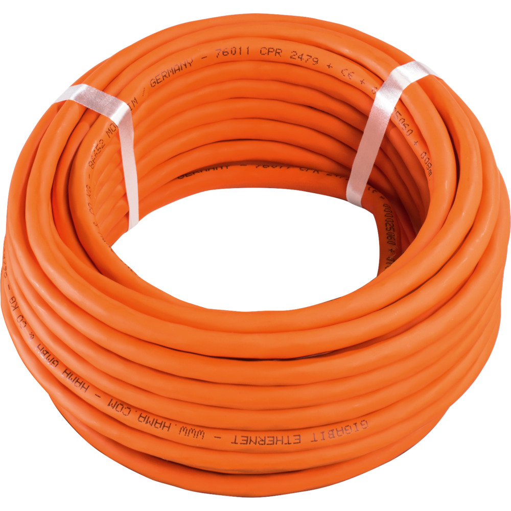 Netzwerkkabel CAT-7 bis 10 Gbit/s 25m, orange image number 0