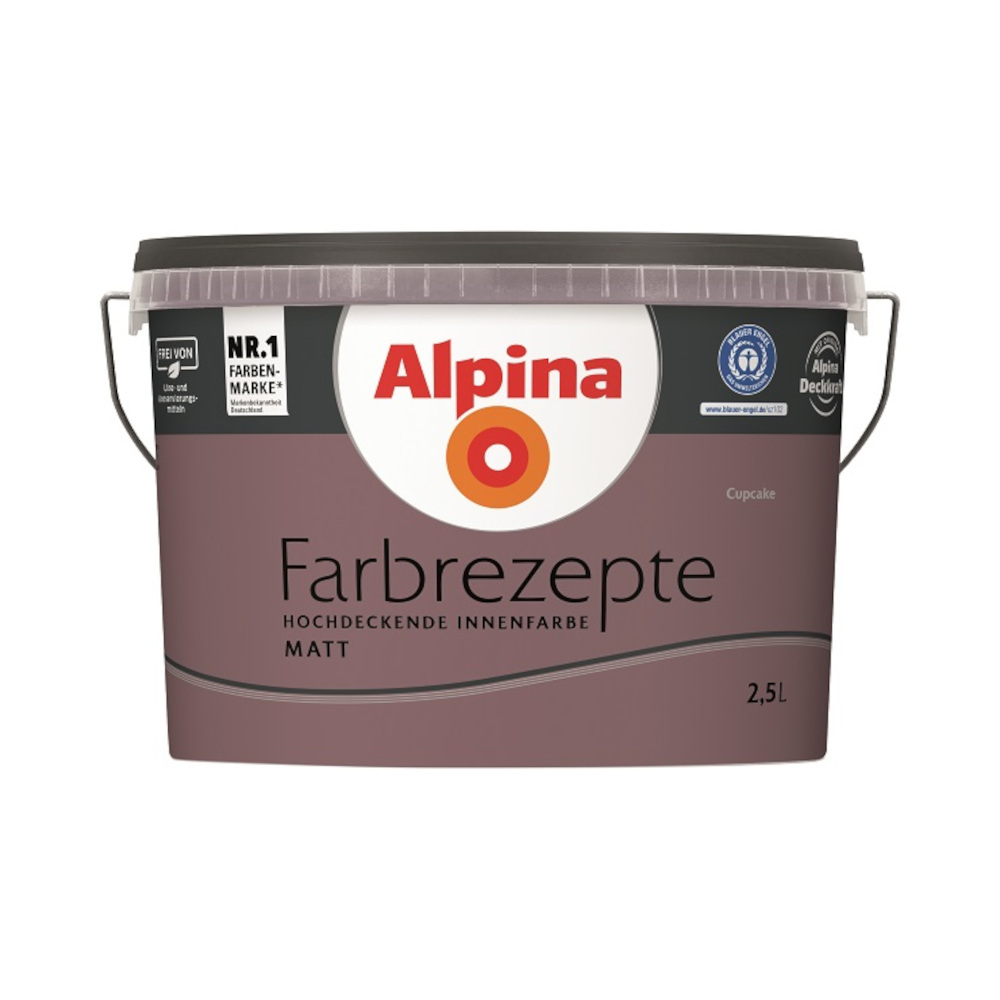Alpina Farbrezepte CupCake matt 2,5 Liter image number 0