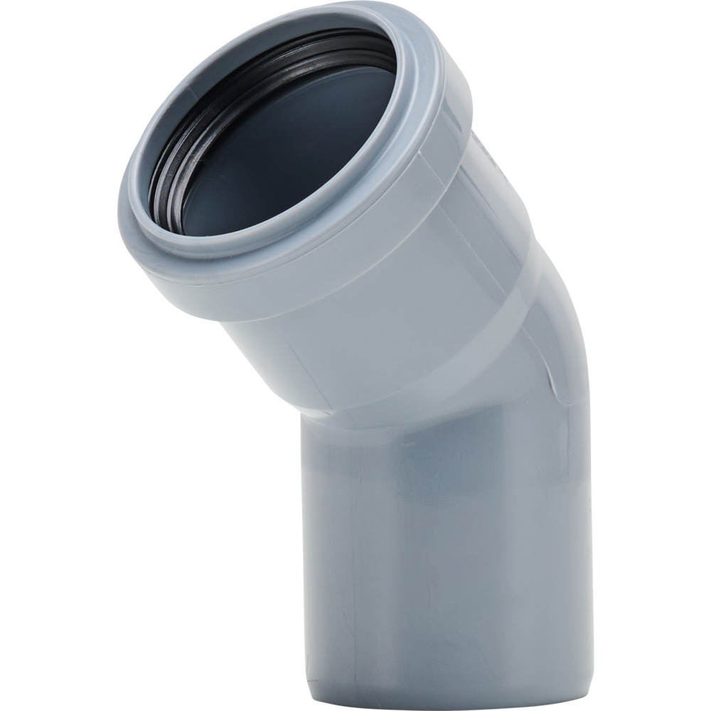 HTB-Abwasserbogen DN 50 mit 45&deg; Winkel image number 2