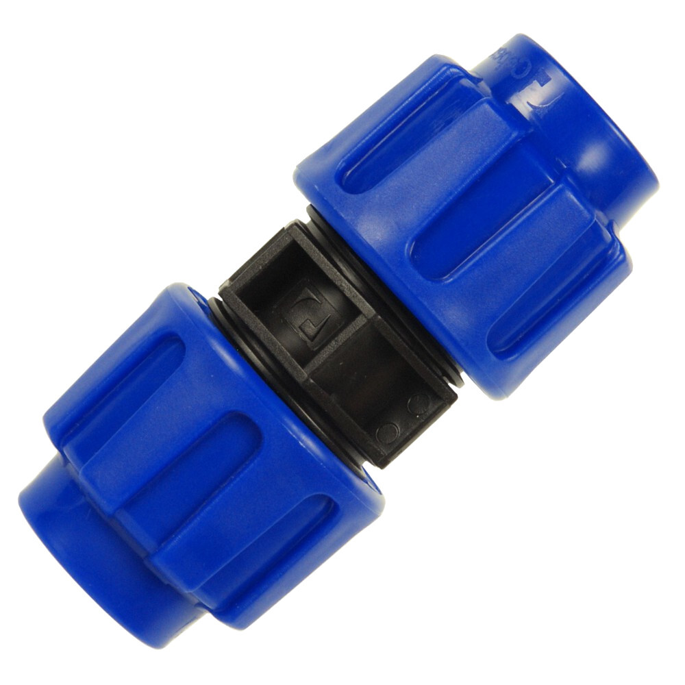 Verbindungsstück 2 x Ø 25 mm für HDPE-Rohre image number 0