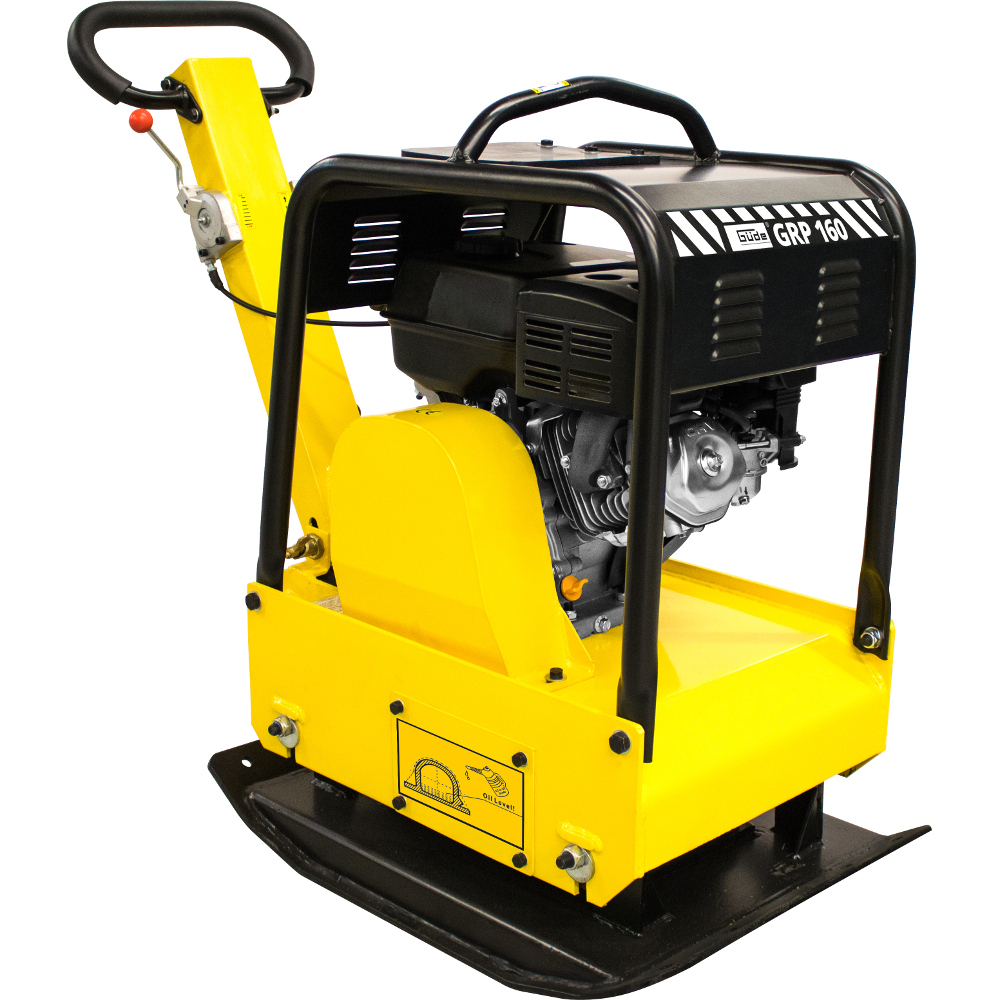 Güde® Rüttelplatte GRP 160 4-Takt Benzin mit 6,5 KW Motorleistung und kompakter Bauweise
