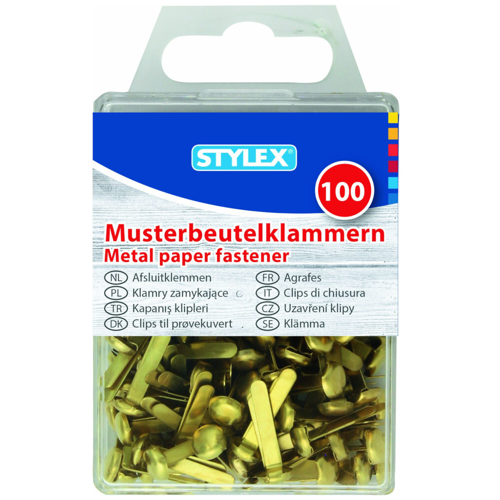 Musterklammern 100 Stück aus Metall 19 mm image number 0