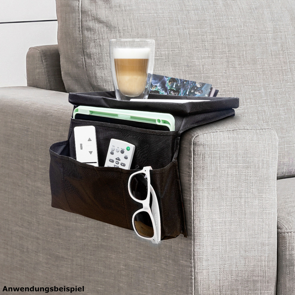 Sofa Organizer schwarz, 31 x 55 cm image number 2