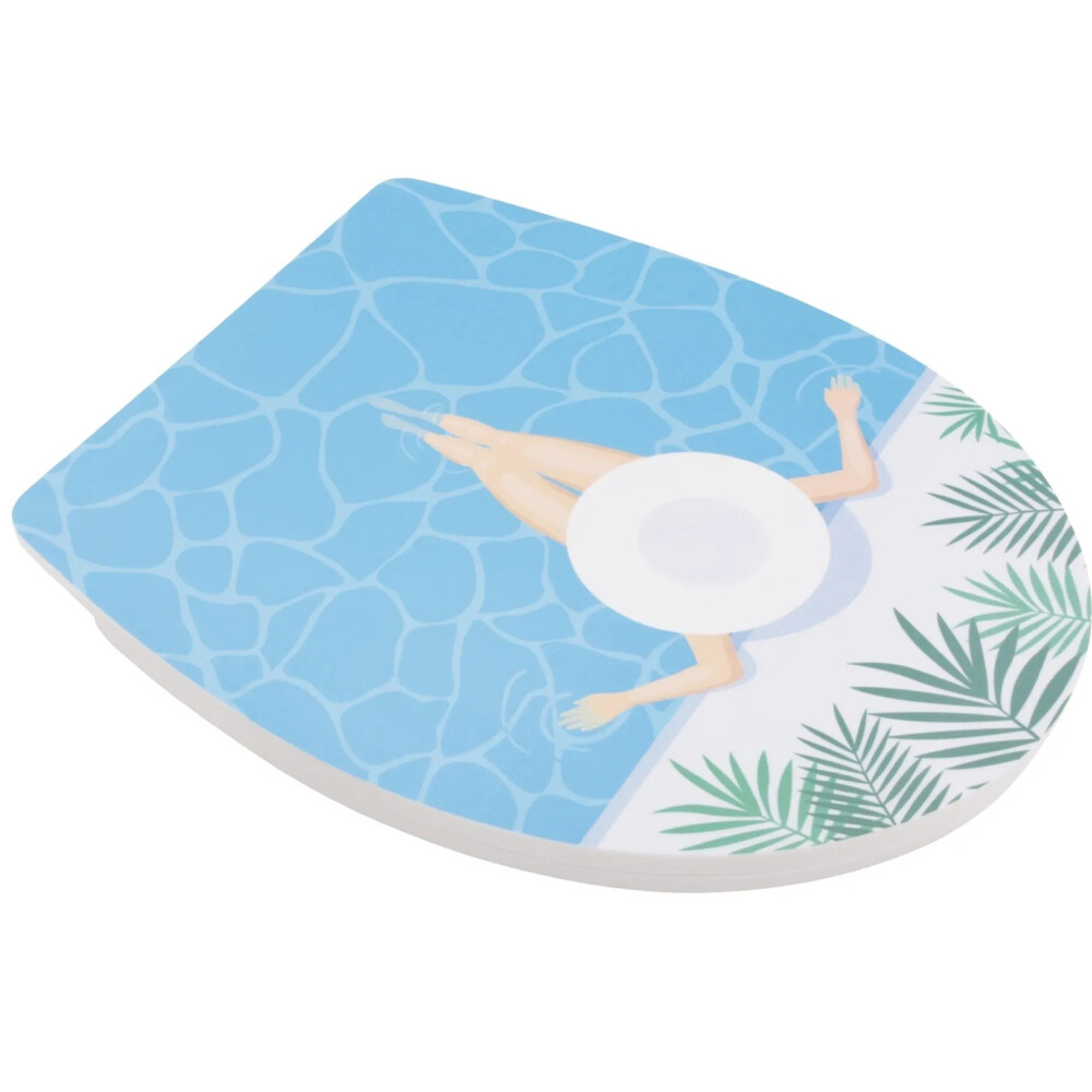 WC-Sitz AquaSu Pooltime mit Absenkautomatik image number 1