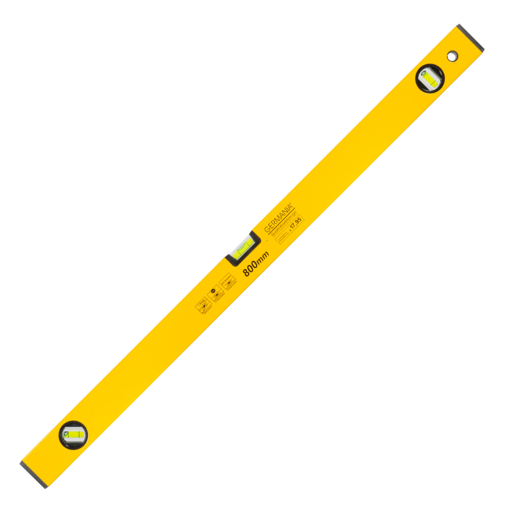 Wasserwaage gelb 80cm Aluminium GERMANIA®