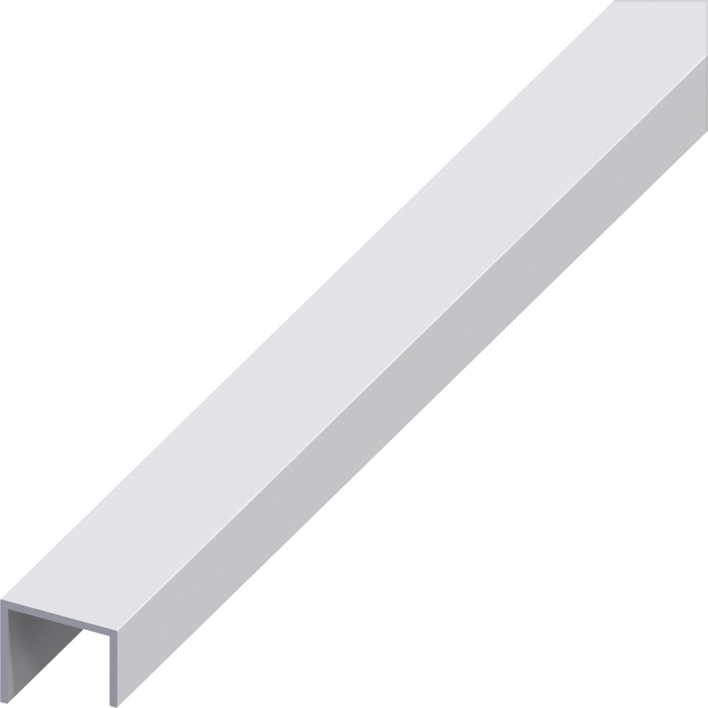 Griff-Profil Aluminium eloxiert 1000 x 20 x 22x 15 mm silberfarben image number 0