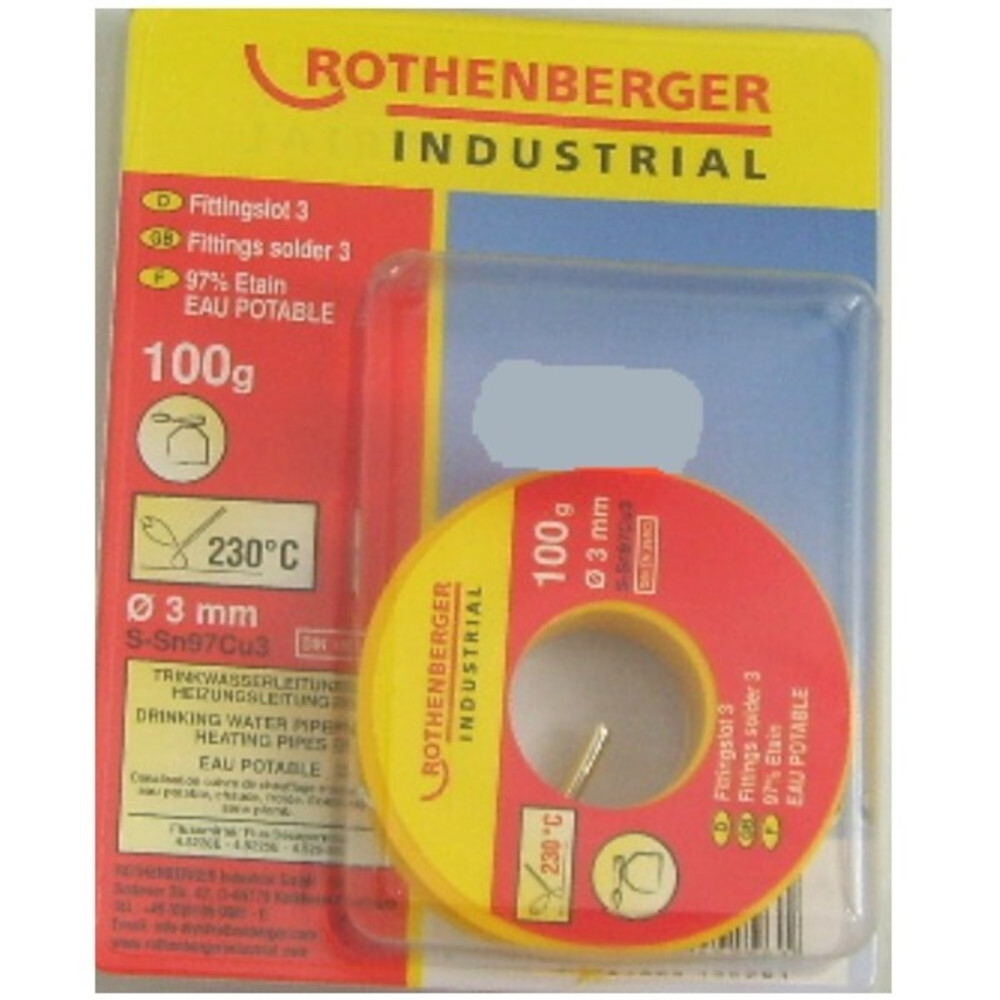 Rothenberger Fittingslot 3 100 g Ø 3 mm
