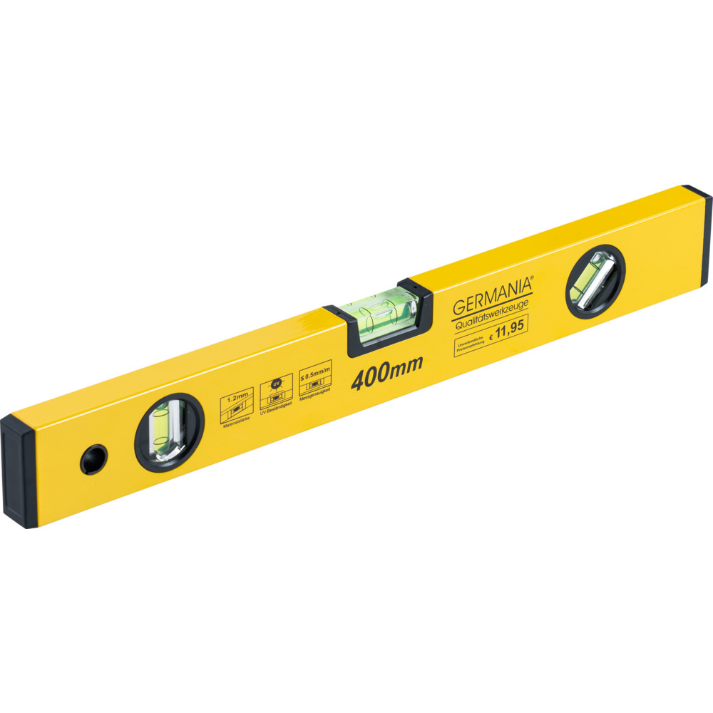 GERMANIA® Wasserwaage gelb 40 cm Aluminium