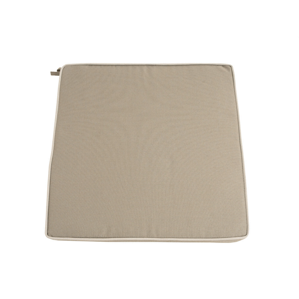 Sitzkissen garngefärbt 40 x 40 x 4 cm, in Taupe