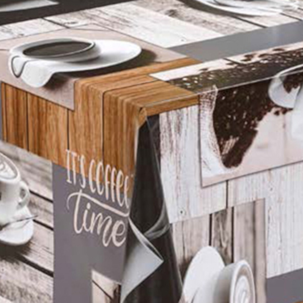 Wachstuch Tischdecke Coffee, Meterware mit 140 cm Breite image number 0