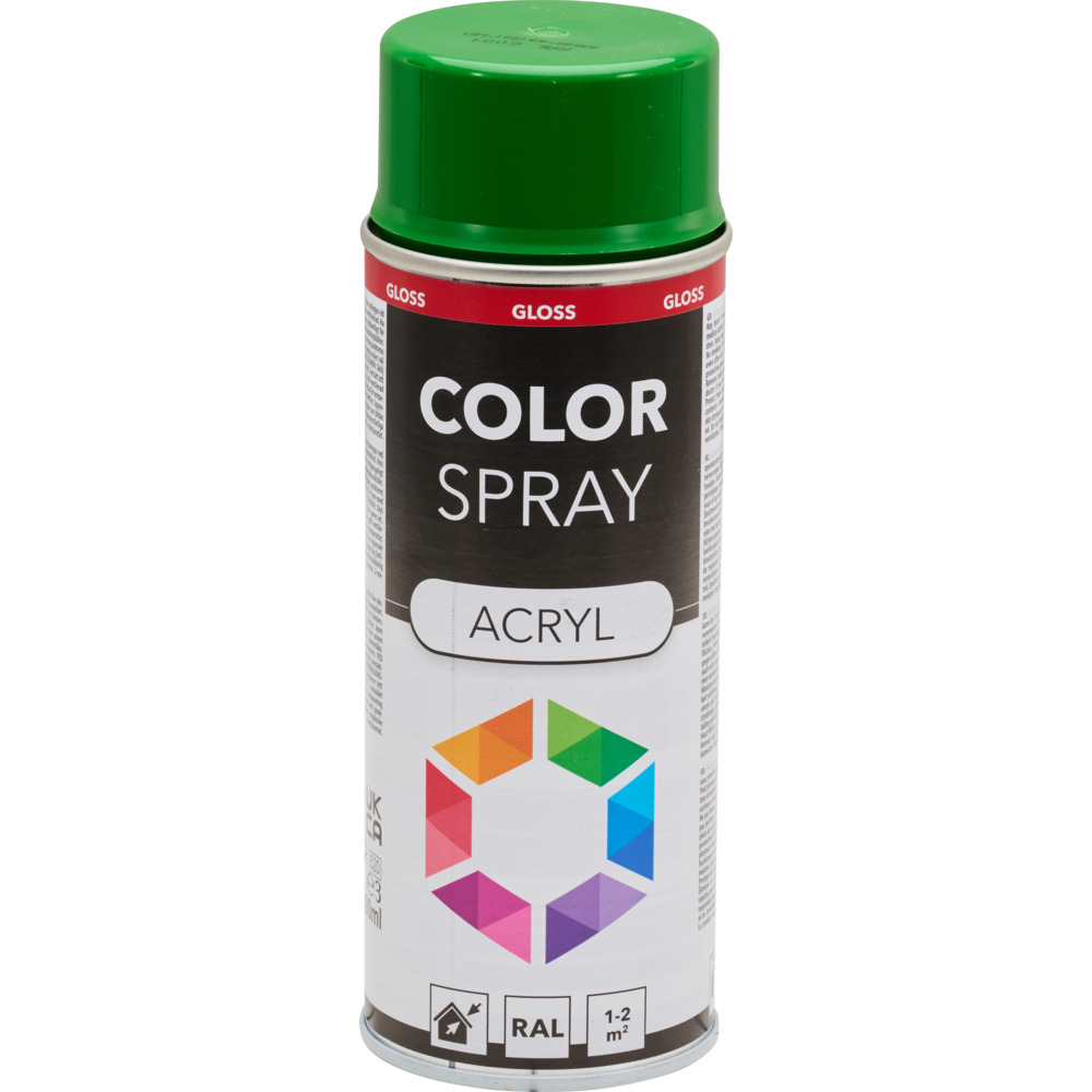 Lackspray glänzend 400 ml Acryl RAL6001 smaragdgrün image number 1