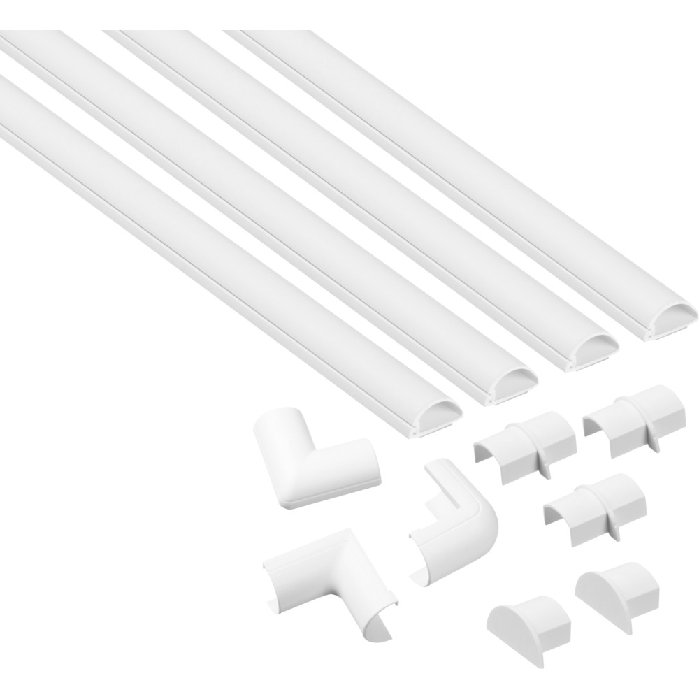 Design-Kabelkanalset 100 x 20 x 10 mm, wei&szlig; image number 0