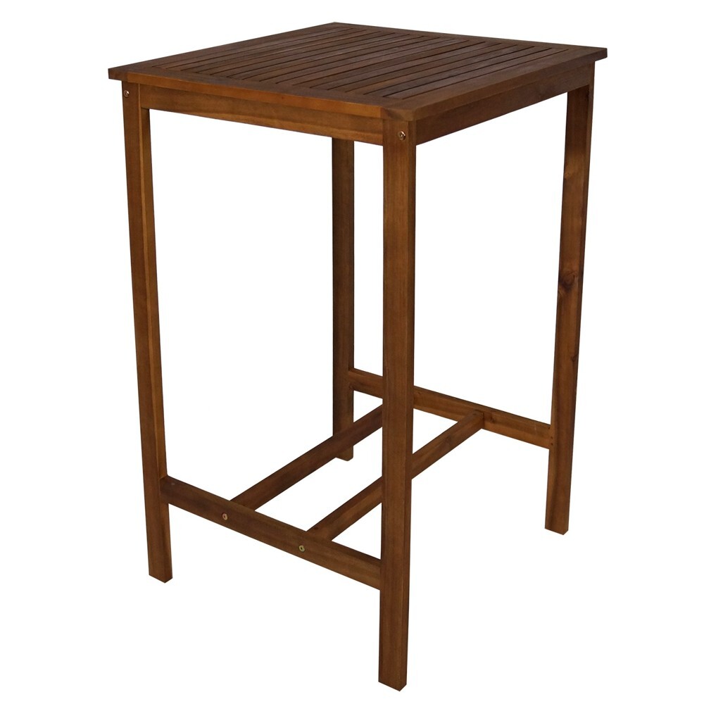 Bartisch Indra 70 x 70 x 110cm, Akazienholz