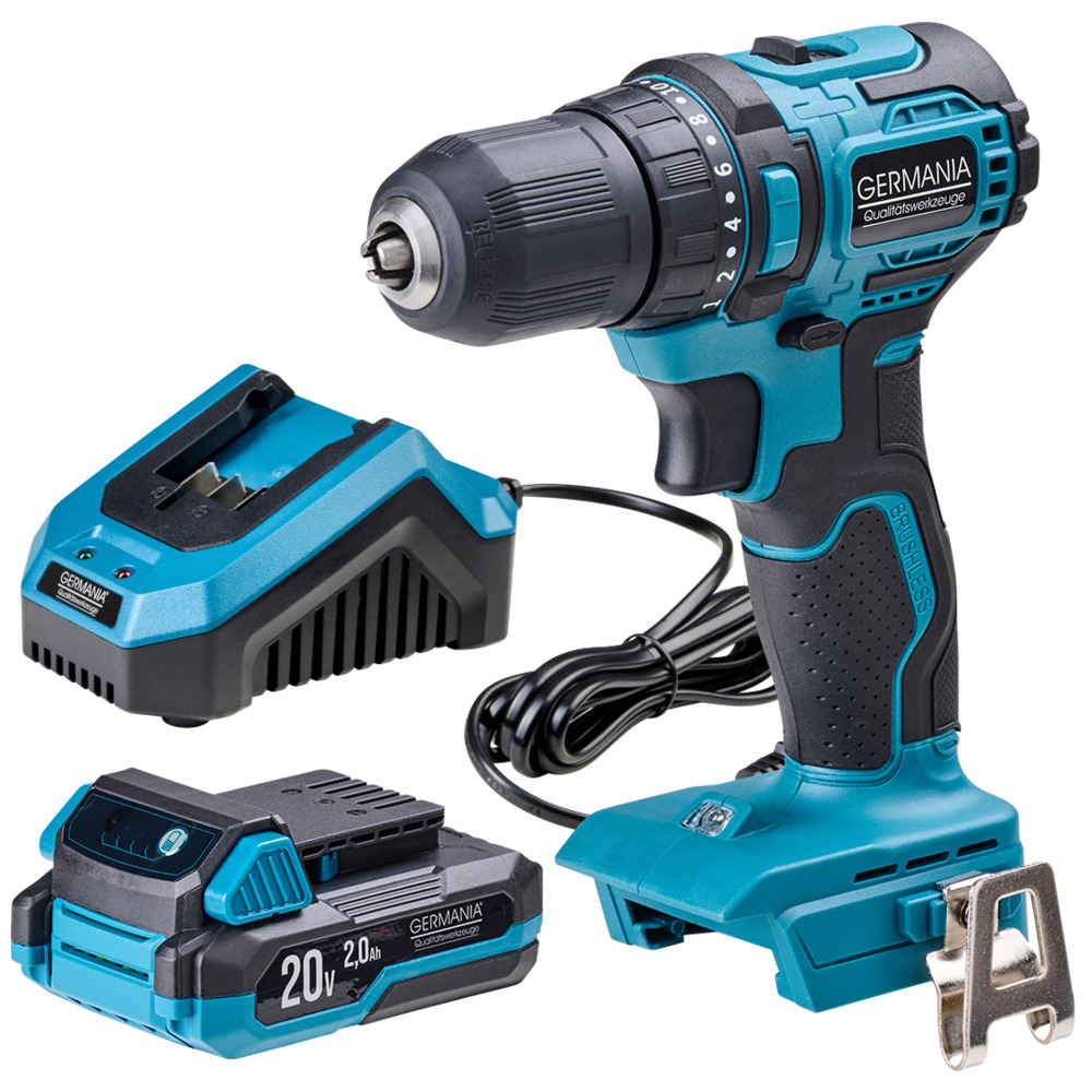 Akkuschrauber-Set brushless GERMANIA® Plattform 2.0 20V