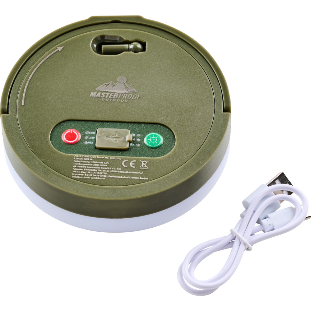 LED-Multifunktions-Lichterkette aufrollbar 100 LED warmwei&szlig; USB Powerbank image number 2