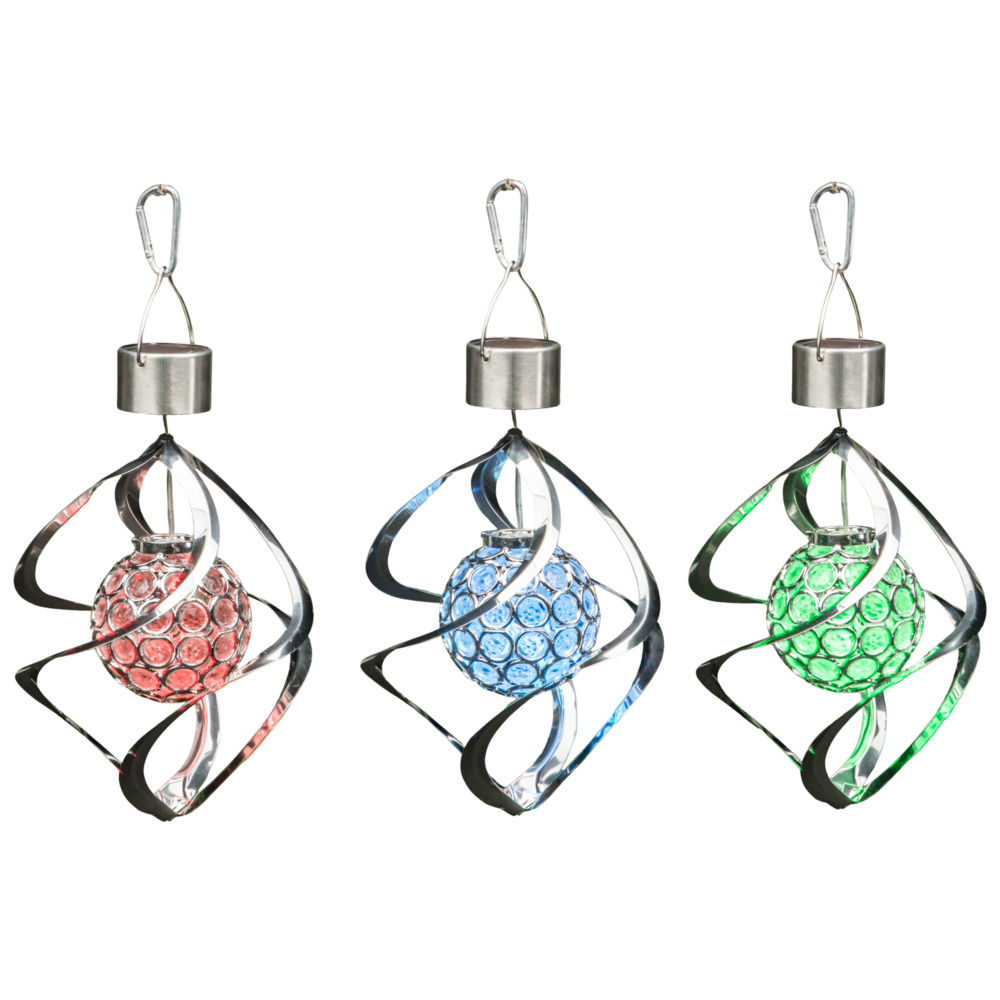 Solar-LED-Windspiel mit Farbwechsel