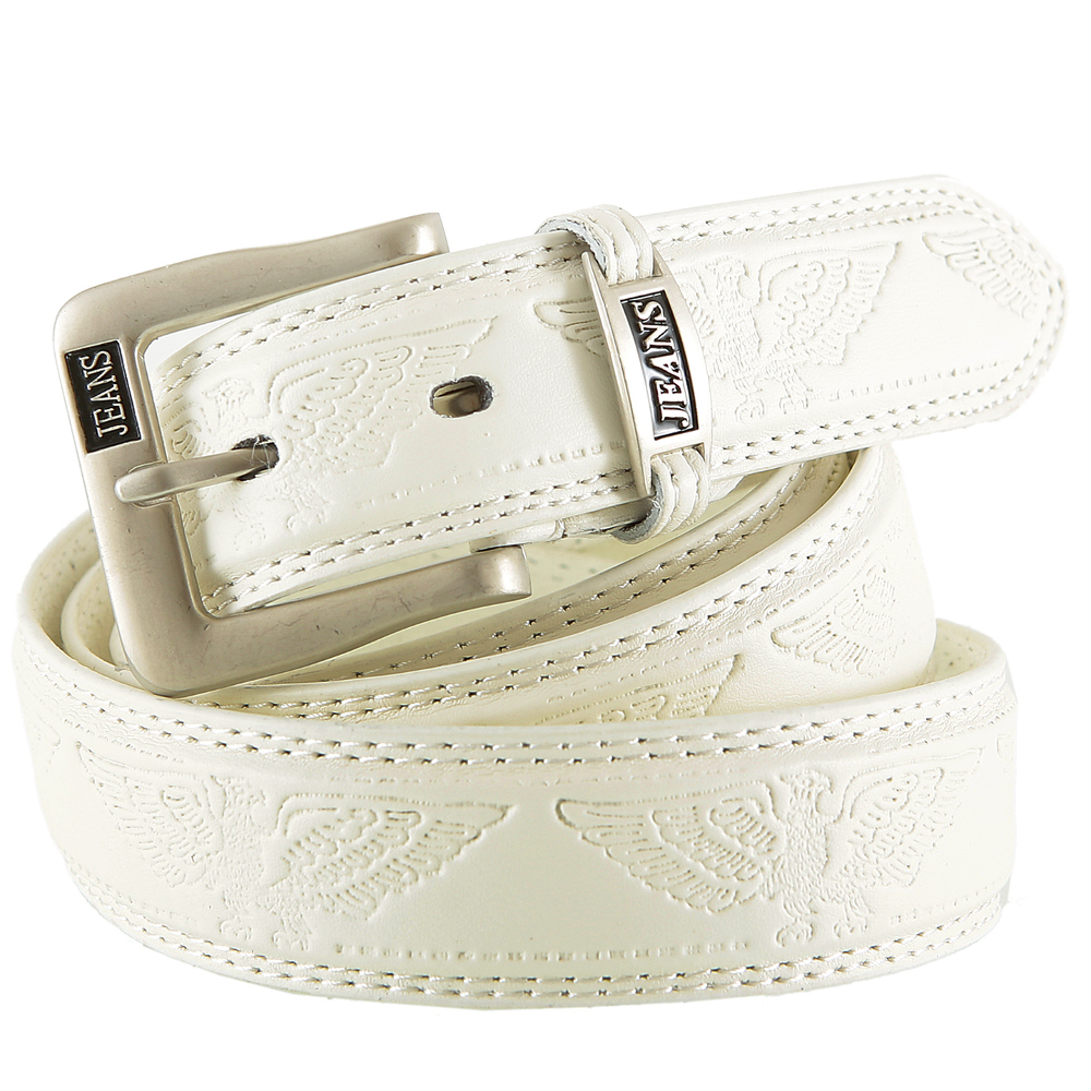 Herren Ledergürtel Länge 115-135 cm mit 3,7 cm Breite