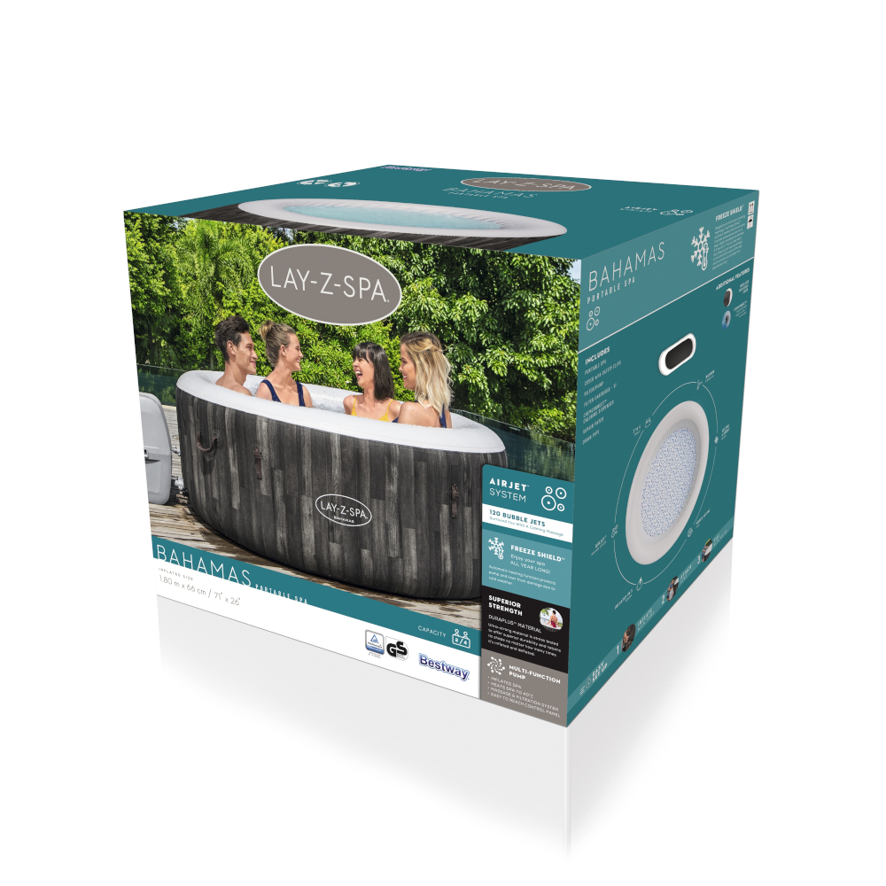 Whirlpool LAY-Z-SPA Bahamas AirJet rund 180 x 66 cm image number 15