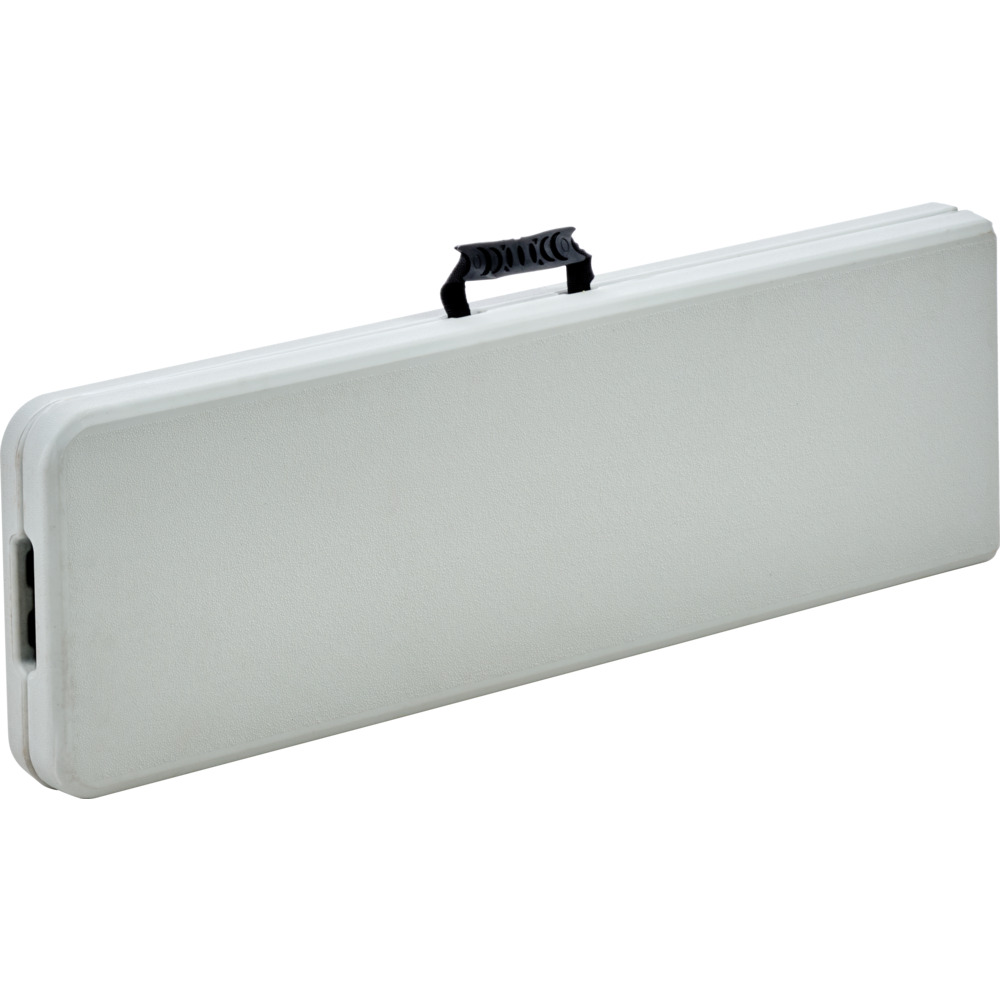 Klappsitzbank 180x28x43,5 cm aus HDPE in Weiß image number 2