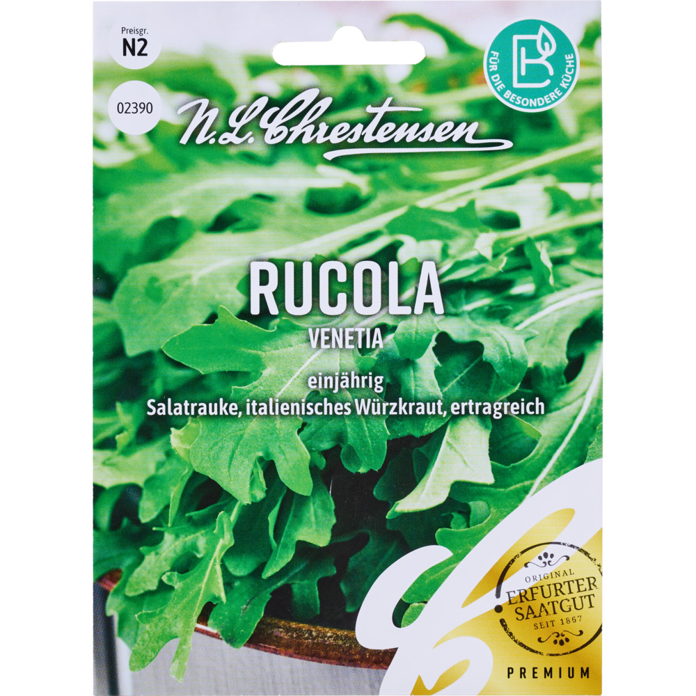 Saatgut Rucola einj&auml;hrig f&uuml;r ca. 2-3 laufende Meter image number 0