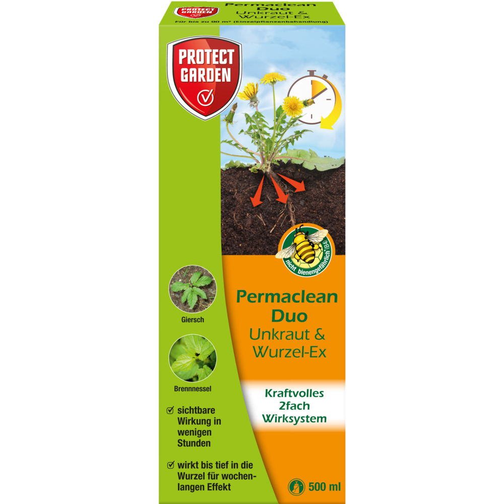 Protect Garden Permaclean Duo Unkraut & Wurzel‑Ex Konzentrat 500 ml image number 1