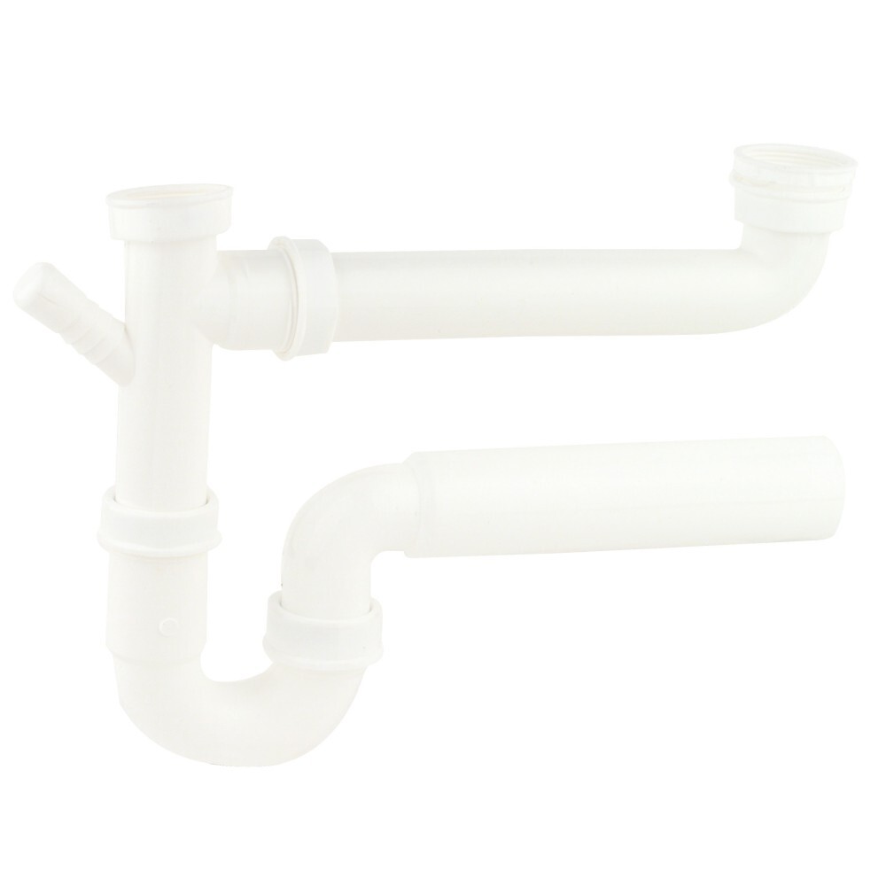 Röhren-Siphon 1½" mit 50 mm Ø und 1x Geräteanschluss ¾ Zoll